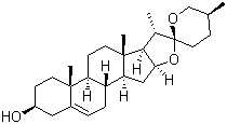 Diosgenin molecular structure (CAS 512-06-1)