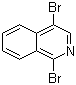 结构式 CAS# 51206-40-7, 1,4-二溴异喹啉