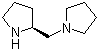 (S)-1-(2-吡咯烷甲基)吡咯烷分子结构 (CAS 51207-66-0)