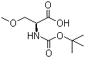 Boc-O-methyl-L-serine molecular structure (CAS 51293-47-1)