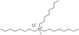 结构式 CAS# 5137-55-3, 甲基三辛基氯化铵; 三辛基甲基氯化铵