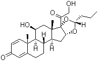 (R)-Budesonide molecular structure (CAS 51372-29-3)