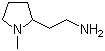 结构式 CAS# 51387-90-7, N-甲基-2-(2-氨乙基)-吡咯烷; 2-(2-氨乙基)-N-甲基吡咯烷