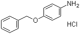 4-Benzyloxyaniline hydrochloride molecular structure (CAS 51388-20-6)