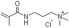 [3-(Methacryloylamino)propyl]trimethylammonium chloride molecular structure (CAS 51410-72-1)