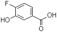 4-氟-3-羟基苯甲酸分子结构 (CAS 51446-31-2)