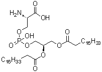 结构式 CAS# 51446-62-9, 二硬脂酰基磷脂酰基丝氨酸