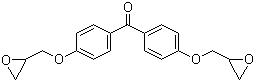 4,4'-二羟基二苯甲酮二脱水甘油醚分子结构 (CAS 5145-95-9)