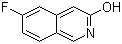 6-Fluoroisoquinolin-3-ol molecular structure (CAS 51463-15-1)