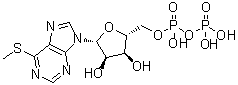 6-Methylmercaptopurine ribonucleoside 5'-diphosphate molecular structure (CAS 51464-82-5)