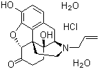二水合盐酸纳洛酮分子结构 (CAS 51481-60-8)