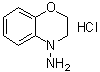 2,3-Dihydro-4H-1,4-benzoxazin-4-amine monohydrochloride molecular structure (CAS 51512-01-7)
