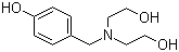 structure of CAS# 51527-97-0, 4-[[Bis(2-hydroxyethyl)amino]methyl]phenol