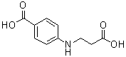 3-[(4-羧基苯基)氨基]丙酸分子结构 (CAS 51552-86-4)
