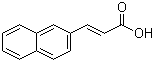 结构式 CAS# 51557-26-7, 3-(2-萘基)丙烯酸