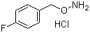O-[(4-氟苯基)甲基]羟胺盐酸盐分子结构 (CAS 51572-89-5)