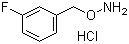 O-[(3-氟苯基)甲基]羟胺盐酸盐分子结构 (CAS 51572-90-8)