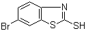 structure of CAS# 51618-30-5, 6-Bromo-2-mercaptobenzothiazole;2-Mercapto-6-bromobenzothiazole; 6-Bromo-2(3H)-benzothiazolethione
