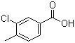 structure of CAS# 5162-82-3, 3-Chloro-4-methylbenzoic acid
