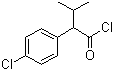 3-Methyl-2-(4-chlorophenyl)butyryl chloride molecular structure (CAS 51631-50-6)