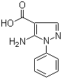 structure of CAS# 51649-80-0, 5-Amino-1-phenylpyrazole-4-carboxylic acid;5-Amino-1-phenyl-1H-pyrazole-4-carboxylic acid