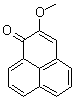 structure of CAS# 51652-39-2, 2-Methoxyphenalenone;2-Methoxy-1H-phenalen-1-one
