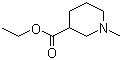 1-甲基-3-哌啶甲酸乙酯分子结构 (CAS 5166-67-6)