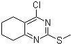 4-氯-5,6,7,8-四氢-2-(甲硫基)喹唑啉分子结构 (CAS 51660-11-8)