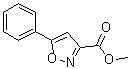 结构式 CAS# 51677-09-9, 5-苯基-3-异恶唑羧酸甲酯