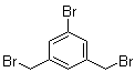 structure of CAS# 51760-23-7, 3,5-Bis(bromomethyl)bromobenzene;3,5-Bis(bromomethyl)phenyl bromide; 5,alpha,alpha'-Tribromo-m-xylene; 5-Bromo-1,3-bis(bromomethyl)benzene