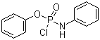Phenyl N-phenylphosphoramidochloridate molecular structure (CAS 51766-21-3)