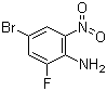 4-Bromo-2-fluoro-6-nitroaniline molecular structure (CAS 517920-70-6)