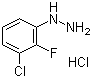 结构式 CAS# 517920-75-1, 3-氯-2-氟苯肼盐酸盐; 2-氟-3-氯苯肼盐酸盐