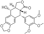 Podophyllotoxin molecular structure (CAS 518-28-5)