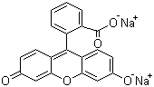 荧光素钠分子结构 (CAS 518-47-8)