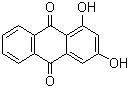 structure of CAS# 518-83-2, 1,3-Dihydroxyanthraquinone