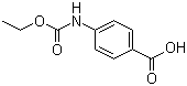 4-[(乙氧基羰基)氨基]苯甲酸分子结构 (CAS 5180-75-6)