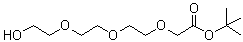 structure of CAS# 518044-31-0, tert-Butyl 2-(2-(2-(2-hydroxyethoxy)ethoxy)ethoxy)acetate