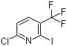 2-Chloro-5-(trifluoromethyl)-6-iodopyridine molecular structure (CAS 518057-64-2)