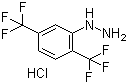 [2,5-Bis(trifluoromethyl)phenyl]hydrazine hydrochloride molecular structure (CAS 518057-67-5)