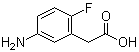 5-Amino-2-fluorobenzeneacetic acid molecular structure (CAS 518057-74-4)