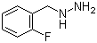 (2-Fluorobenzyl)hydrazine molecular structure (CAS 51859-98-4)