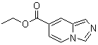 structure of CAS# 518979-75-4, Imidazo[1,5-a]pyridine-7-carboxylic acid ethyl ester