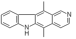 5,11-二甲基-6H-吡啶并[4,3-b]咔唑分子结构 (CAS 519-23-3)