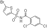Tasisulam molecular structure (CAS 519055-62-0)