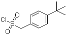 structure of CAS# 519056-61-2, 4-(1,1-Dimethylethyl)benzenemethanesulfonyl chloride