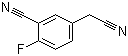 3-Cyano-4-fluorobenzeneacetonitrile molecular structure (CAS 519059-09-7)