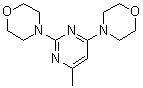 4,4'-(6-Methyl-2,4-pyrimidinediyl)bismorpholine molecular structure (CAS 52026-44-5)