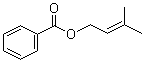苯甲酸 3-甲基-2-丁烯酯分子结构 (CAS 5205-11-8)