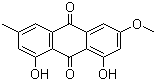 大黄素甲醚分子结构 (CAS 521-61-9)